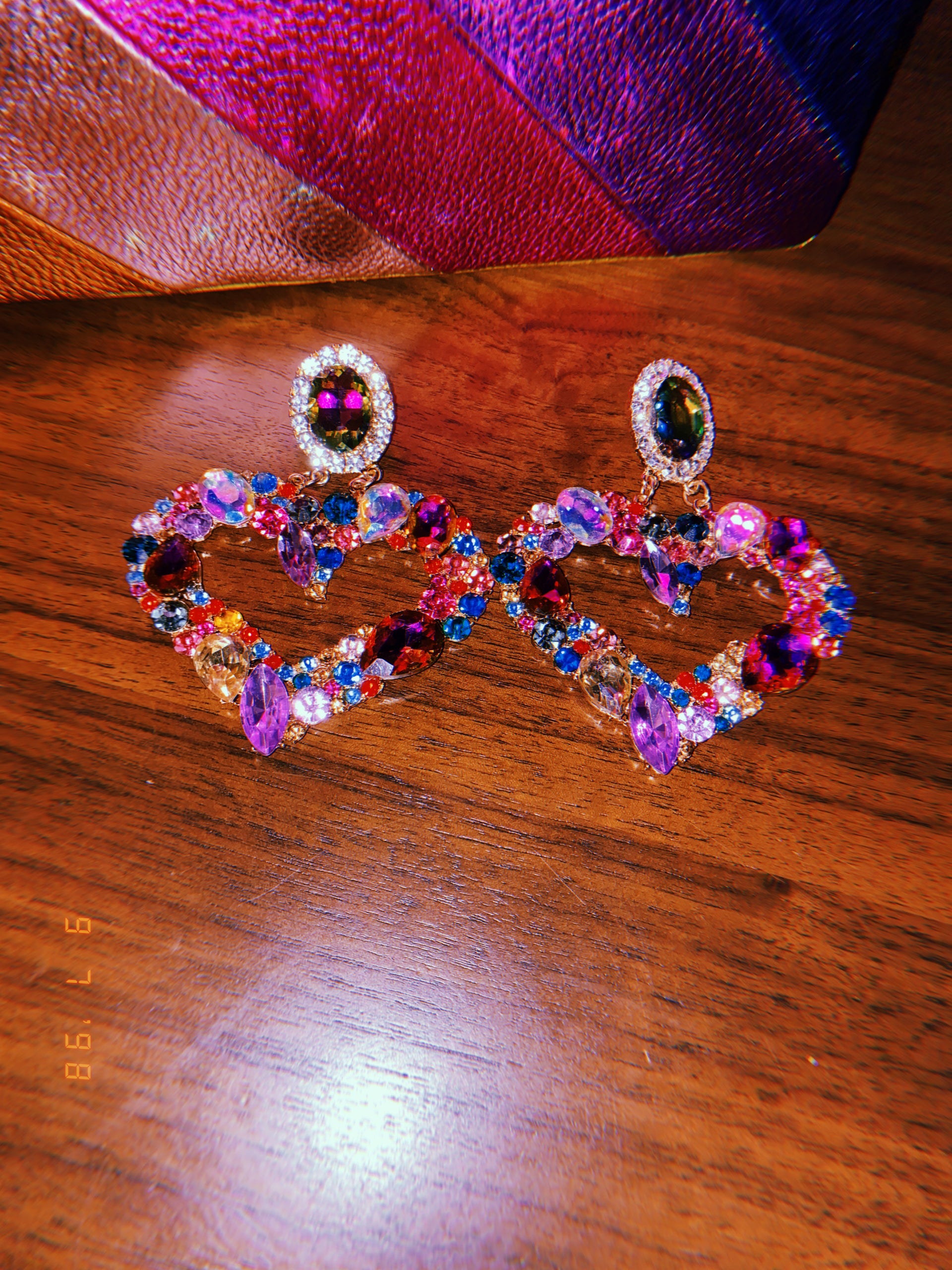 “Heartbreaker” Rhinestone Earrings